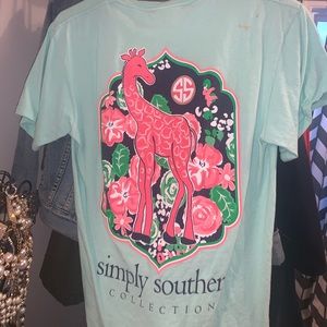 Simply Southern Mint Green Short Sleeve